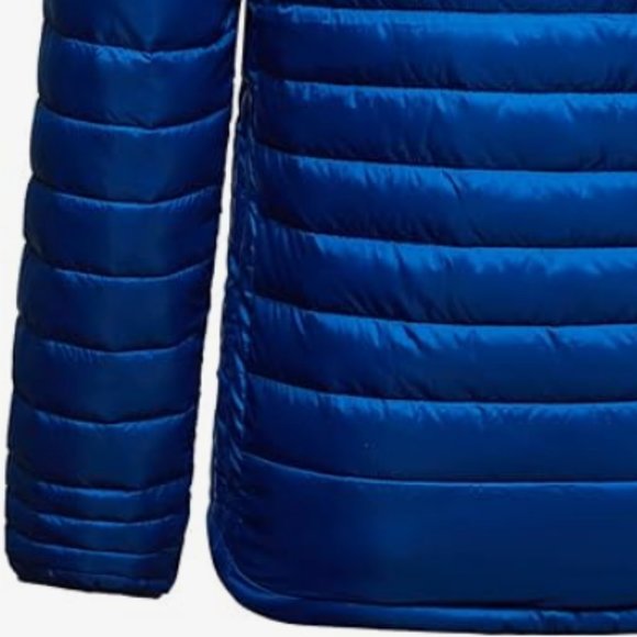 Fit Space Mens Down Alternative Jacket Quilted Lightweight Packable Padding Coat - Picture 8 of 9